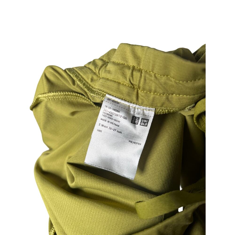 Uniqlo Womens Paperbag Shorts High Rise Drawstring Waist Green Size Small - Picture 5 of 5